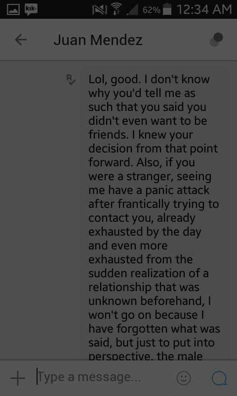 Should I respond after this? (Sorry for darkness, took screenshots with a brightness app running as it was very late in the day)?