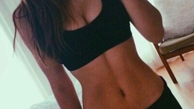 How to get flat abs without looking bony?