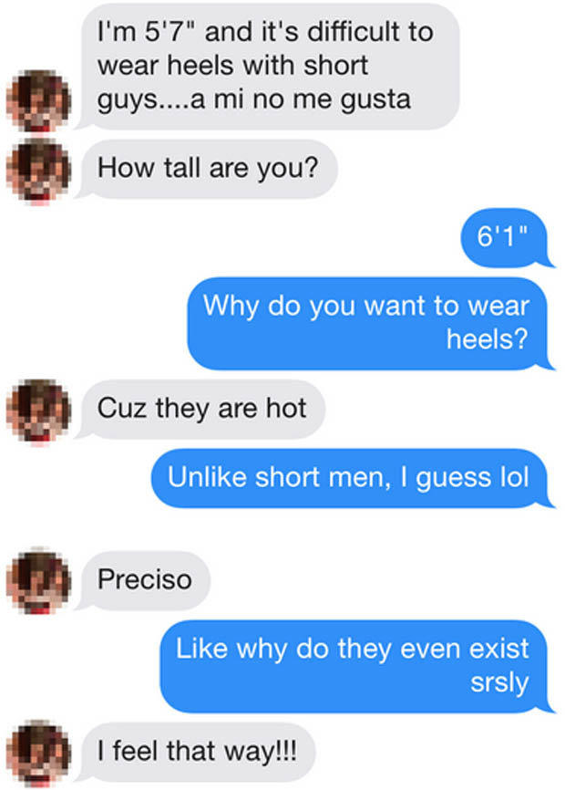 Are you tired of short guys asking you out?