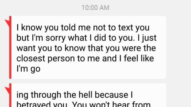 How should I respond to exgf's text?