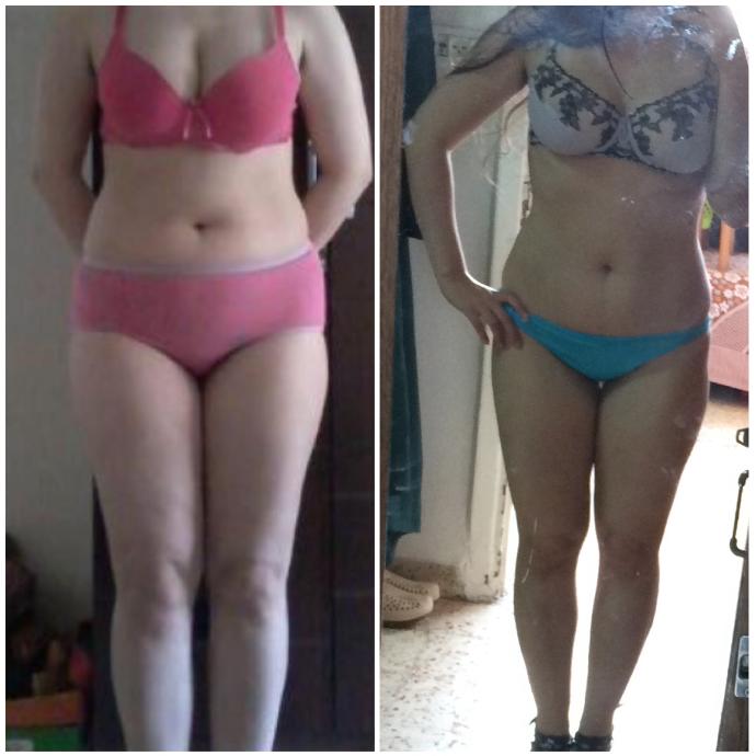 When i see both photos i cried that's me before and after one year ;) what do you think ? Before to after ?