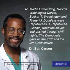 Trump won but will Ben Carson become America's first African American President after Trump two terms end?