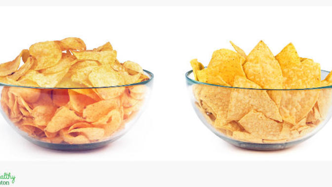 Which is the lesser of two evils? Tortilla Chips vs. Potato Chips 😯?
