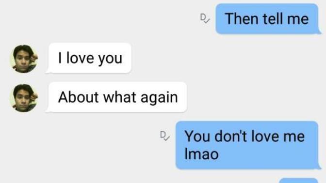 Why did my friend tell me this ?