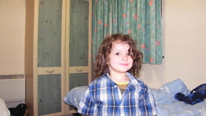 How do you shave long childs hair?