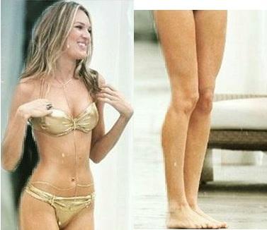 Are supermodel's legs the half of their height?