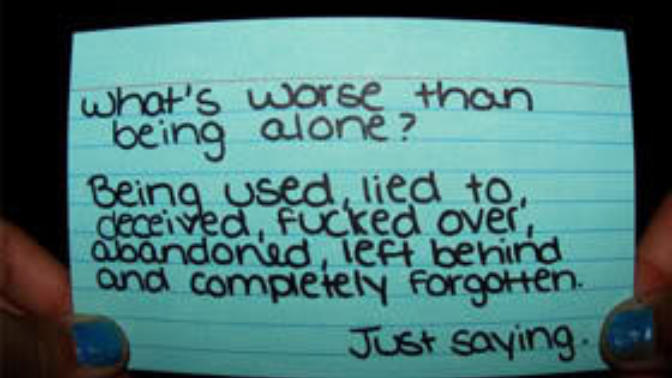 If someone is used or mistreated by a person they're dating, is it the victim or users fault?