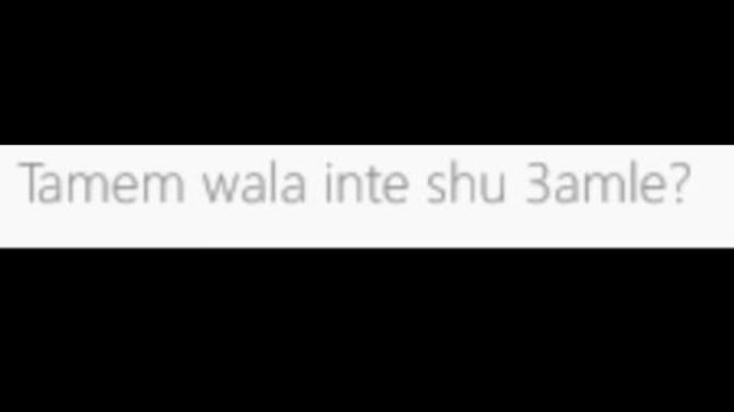 What does this mean ( Lebanese Arabic)?