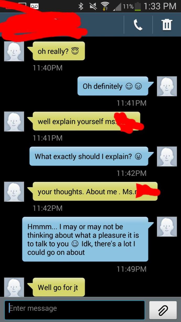 He was so flirty yesterday, and not a word today?
