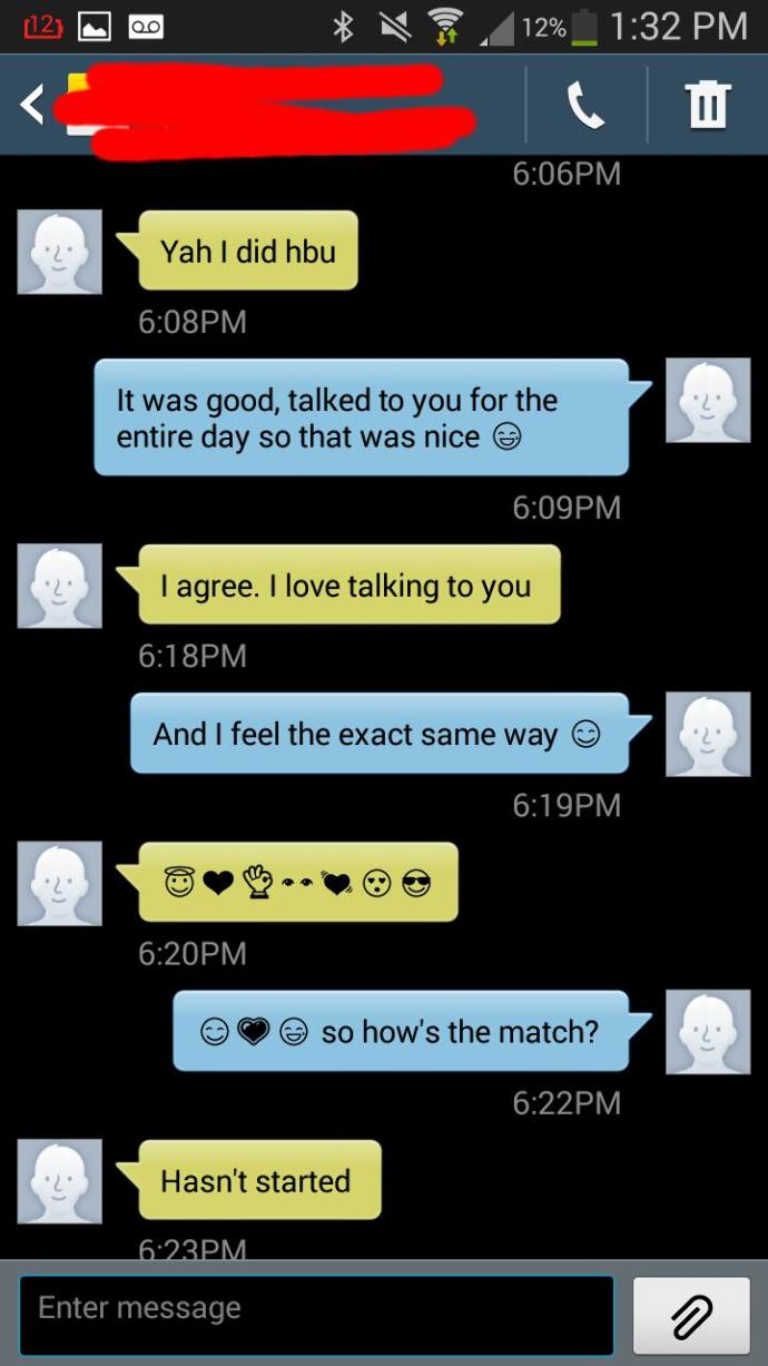 He was so flirty yesterday, and not a word today?