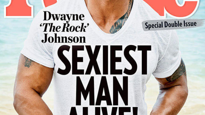 What are your thoughts on Dwayne "The Rock" Johnson being 2016's Sexiest Man Alive?