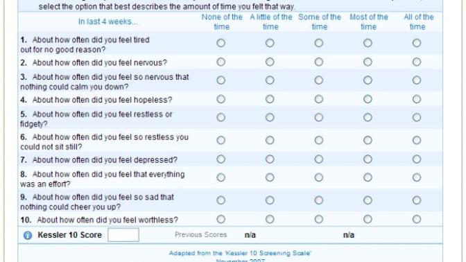 Does anyone else get the depression checklist when they go to the doctor's?