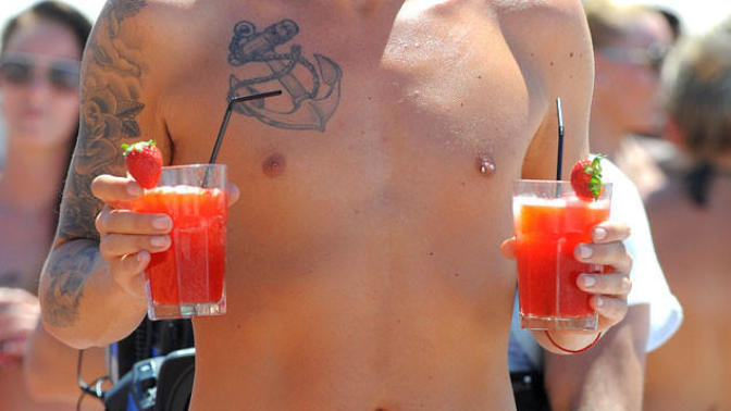 Guys, would you wear something like this at the beach?