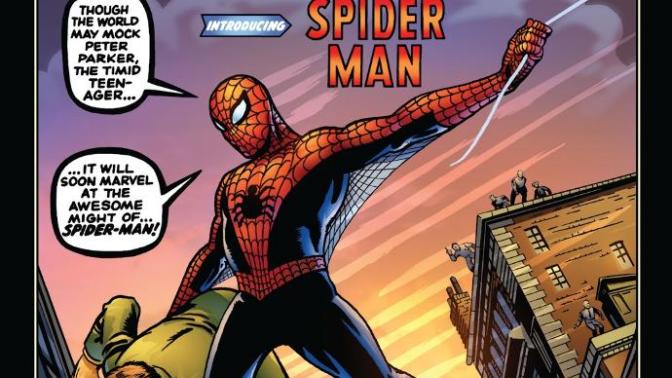 Spider-Man actually wearing his web gliders?