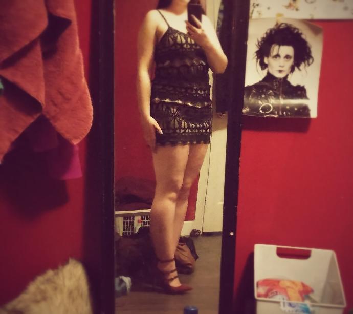 (recently asked about club attire) are these heels and dress better?