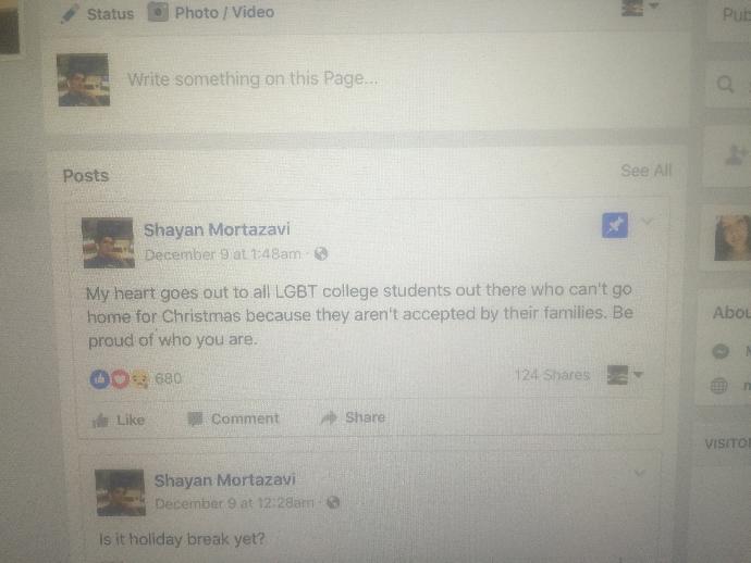 I got over 600 likes on my post on my page. Are you proud of me?