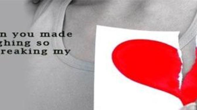 Do you ever cry when you go through a break up?