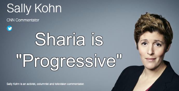 Do you agree with Sally Kohn that 'sharia law is progressive'?