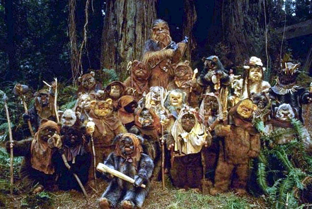 How would you react if you stumbled upon an Ewok Camp and they began to worship you like a God?