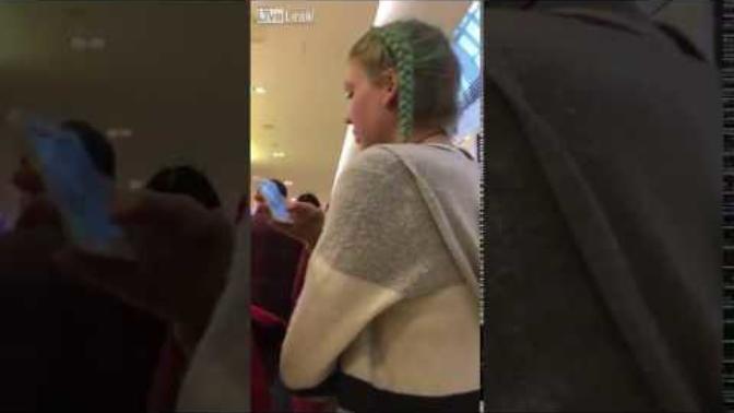 What are your thoughts on this video of a spoiled teenage girl screaming and cussing at her grandfather for being late to her iPhone appointment?