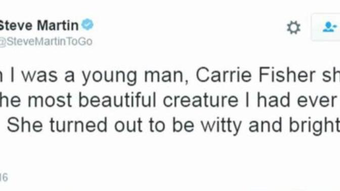 Do YOU think this Tweet by Steve Martin about Carrie Fisher is SEXIST?