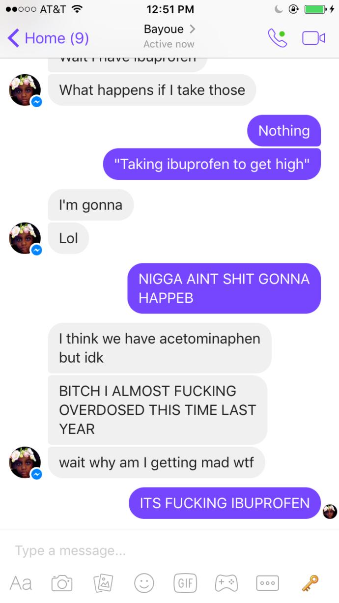 Can you get high off ibuprofen?