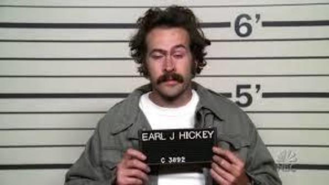 What hairstyle does Earl Hickey have?