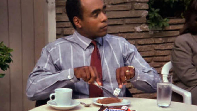 What would you think If you saw someone eating a candy bar with a fork and knife?