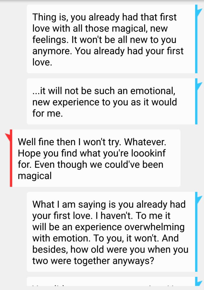 Should I feel bad for what I did to this girl (rage)?