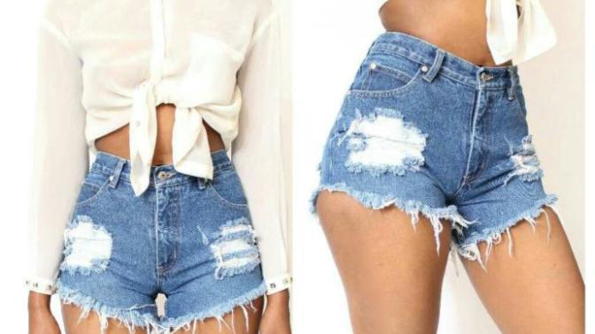 Guys hates high waisted shorts and jeans?