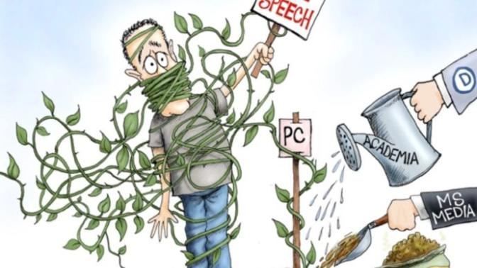Is political correctness crossing the freedom of speech line?