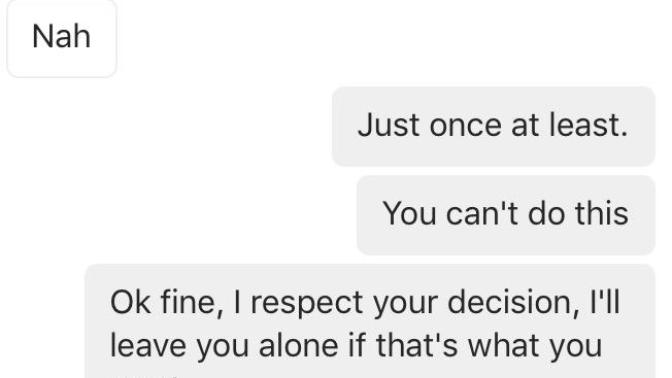 I said no to a guy and now I love him?