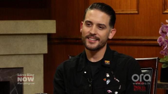 Does G eazy look better with or without the beard?