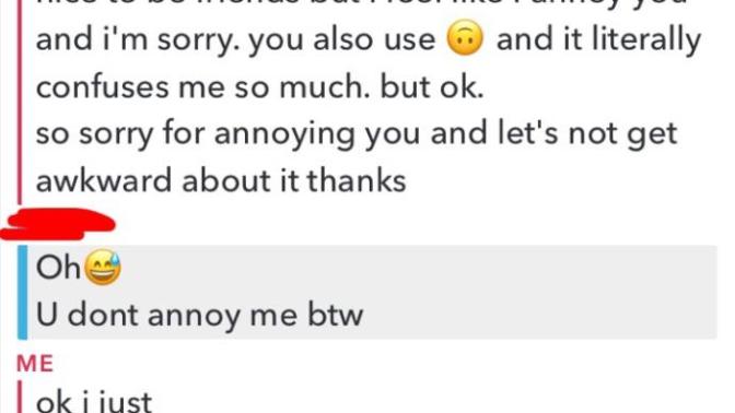 What does this (😅) emoji mean?