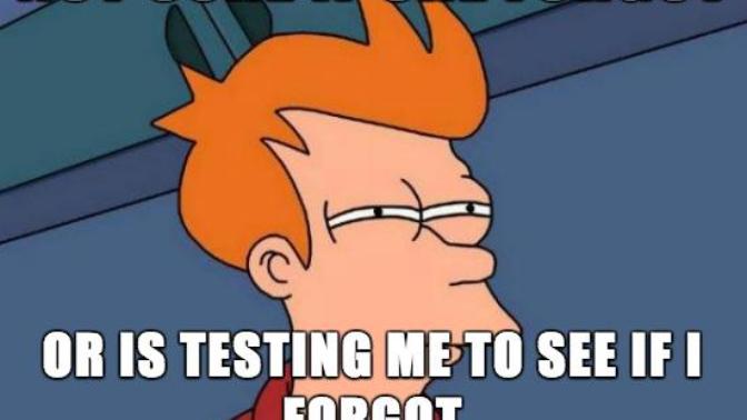 Would you rather forget your anniversary or have your partner forget your anniversary?