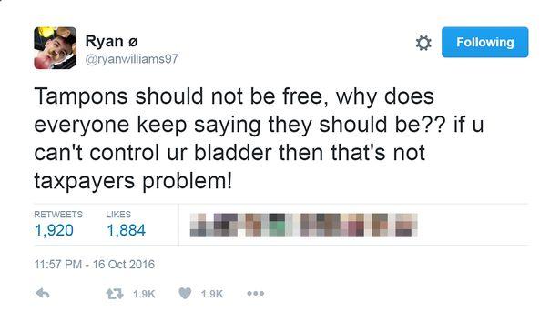 Soap and toilet paper are free in public restrooms. Shouldn't the same be true for menstrual products (pads)?