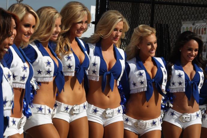 Girls, Do you find the use cheerleaders and grid girls in sports objectifying?