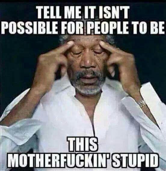 Do you ever just want to slap the stupid out of someone?