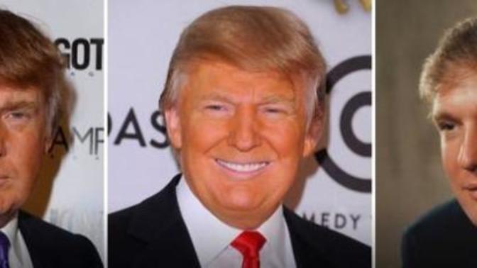 Is Donald Trump redhead, blonde or brunette?