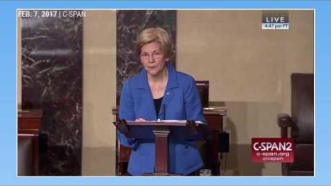Who else loved it when Elizabeth Warren got silenced?
