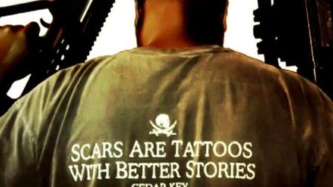 Do you have any scars on your body, that tells a powerful, sad, or very depressing story?