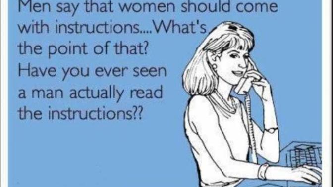 What are your favorite funny sayings about the opposite sex?