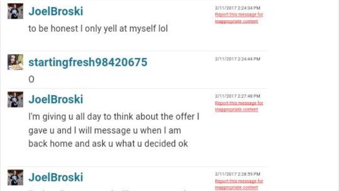 I sent this firm message to my x tell me what u think of it?