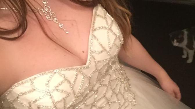 What do you think of my prom dress?