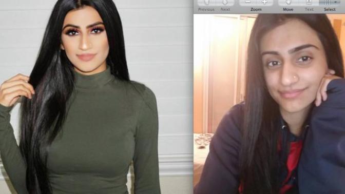 Look at this makeup transformation. Why do some girls wear so much?
