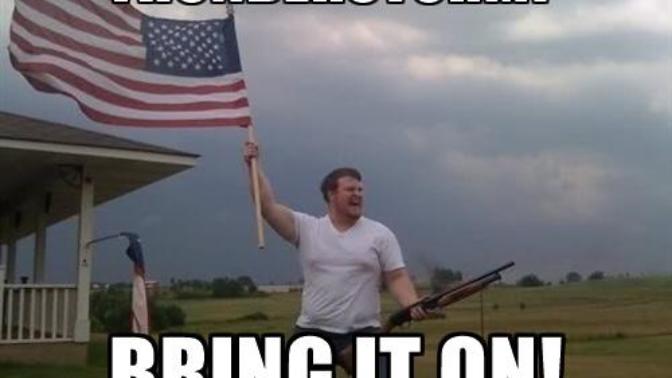 Do you think NASA invented thunderstorms to cover up the sounds of epic space battles?