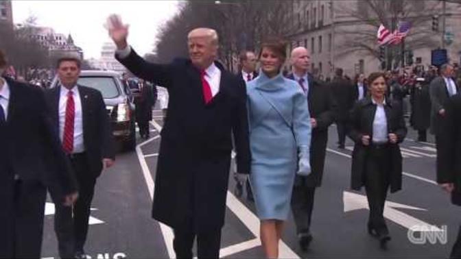 Why was the Russian flag at Trump's inauguration?