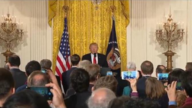Which is your favorite donald trump quote from his recent press conference?