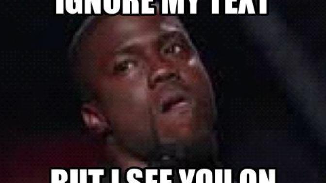As of lately, how long til you get bored of somebody? Bored to the point where you just kind of ignore their messages?