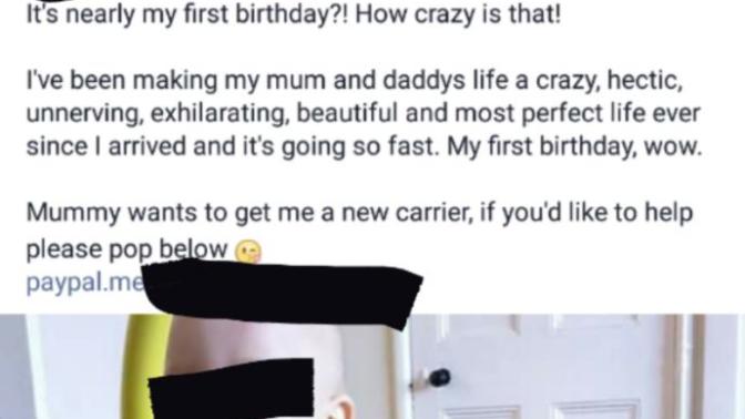 Feelings about using a stillborn baby page for gofundme projects?